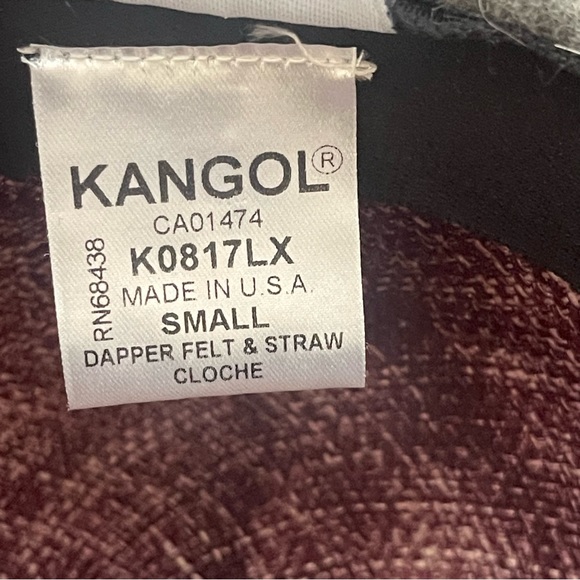Kangol Dapper Felt & Straw Cloche Hat - Picture 9 of 10
